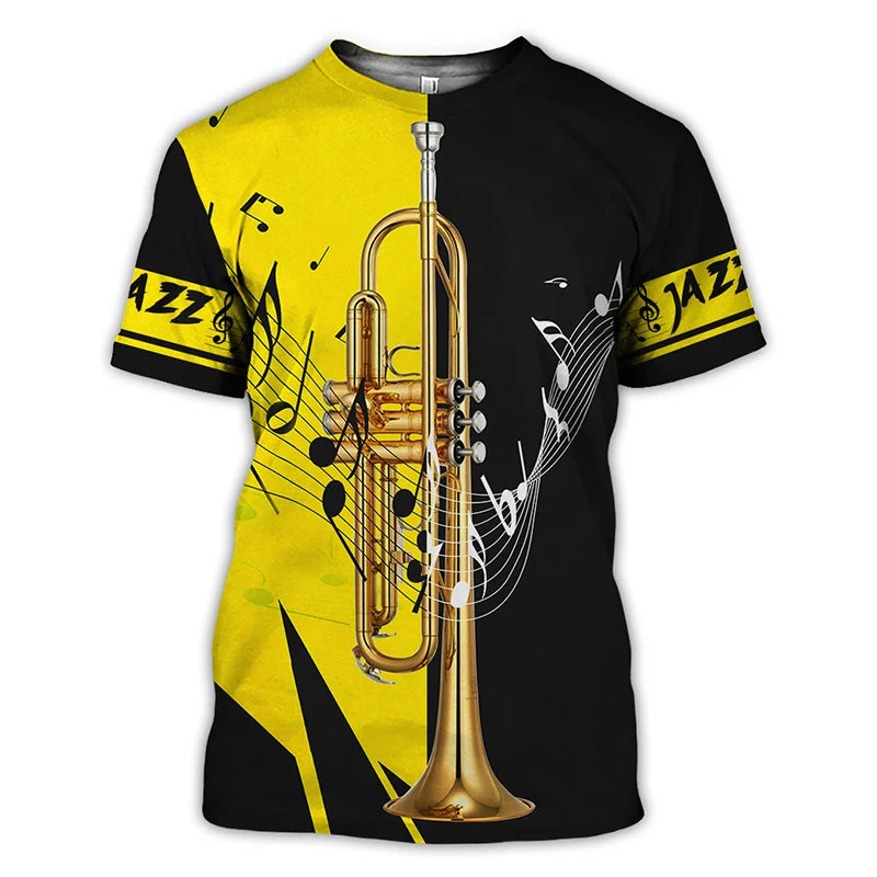 Music Saxophone Graphic Men’s T-Shirt