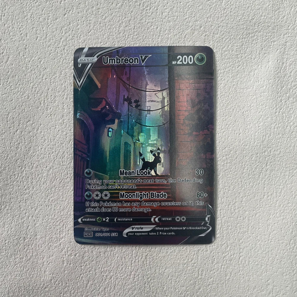 DIY Pokémon Eevee Flash Trading Card