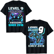 Level 9 Gamer Birthday T-Shirt