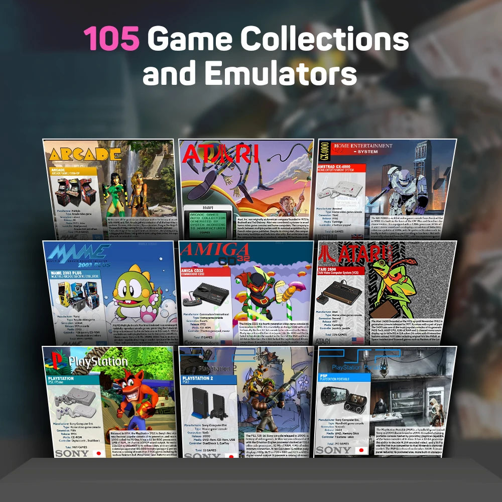 Retrobat 110000 Retro Games Download 105 Emulators For PS3/PS2/PS1/N64/Game Cube/Sega Saturn/MAME/NES For Game Console/PC/Laptop